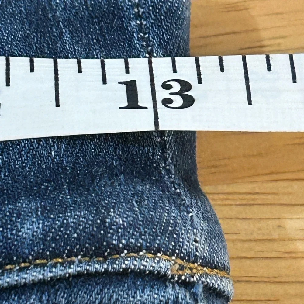 SPANX Distressed Ankle Skinny Jeans High-Rise Tummy Shaping